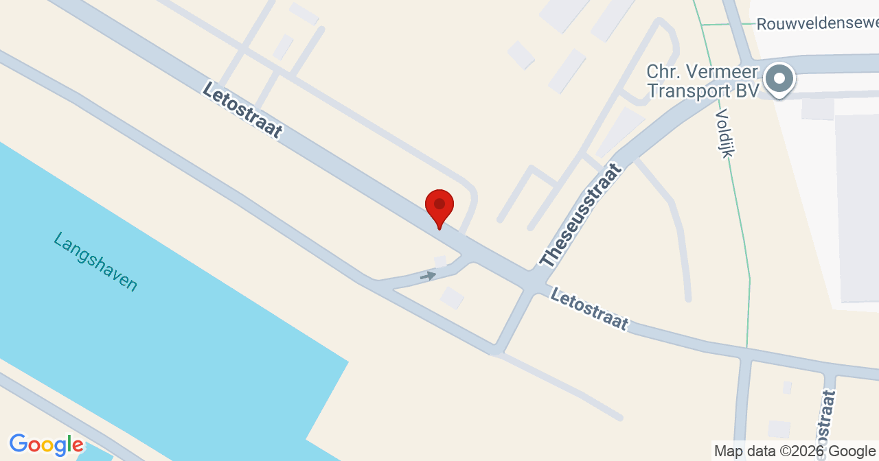 Kaart van het incident in Tilburg met de aanrijroutes van de gealarmeerde eenheden