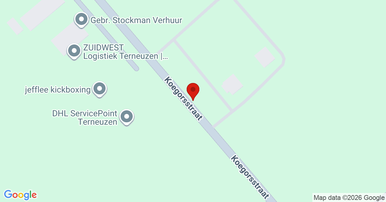 Kaart van het incident in Terneuzen met de aanrijroutes van de gealarmeerde eenheden