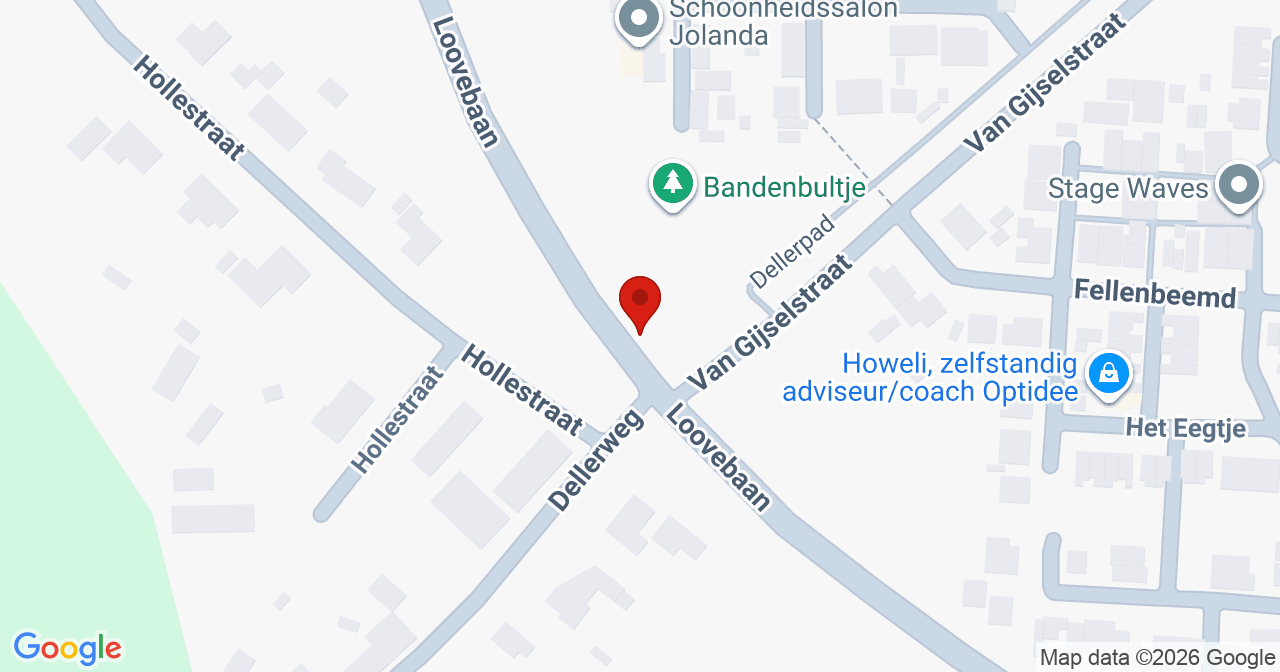 Kaart van het incident in Someren met de aanrijroutes van de gealarmeerde eenheden