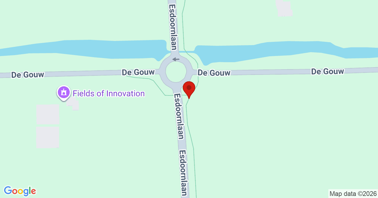 Kaart van het incident in Grootebroek met de aanrijroutes van de gealarmeerde eenheden