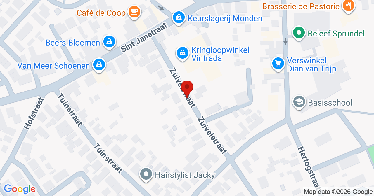 Kaart van het incident in Sprundel met de aanrijroutes van de gealarmeerde eenheden