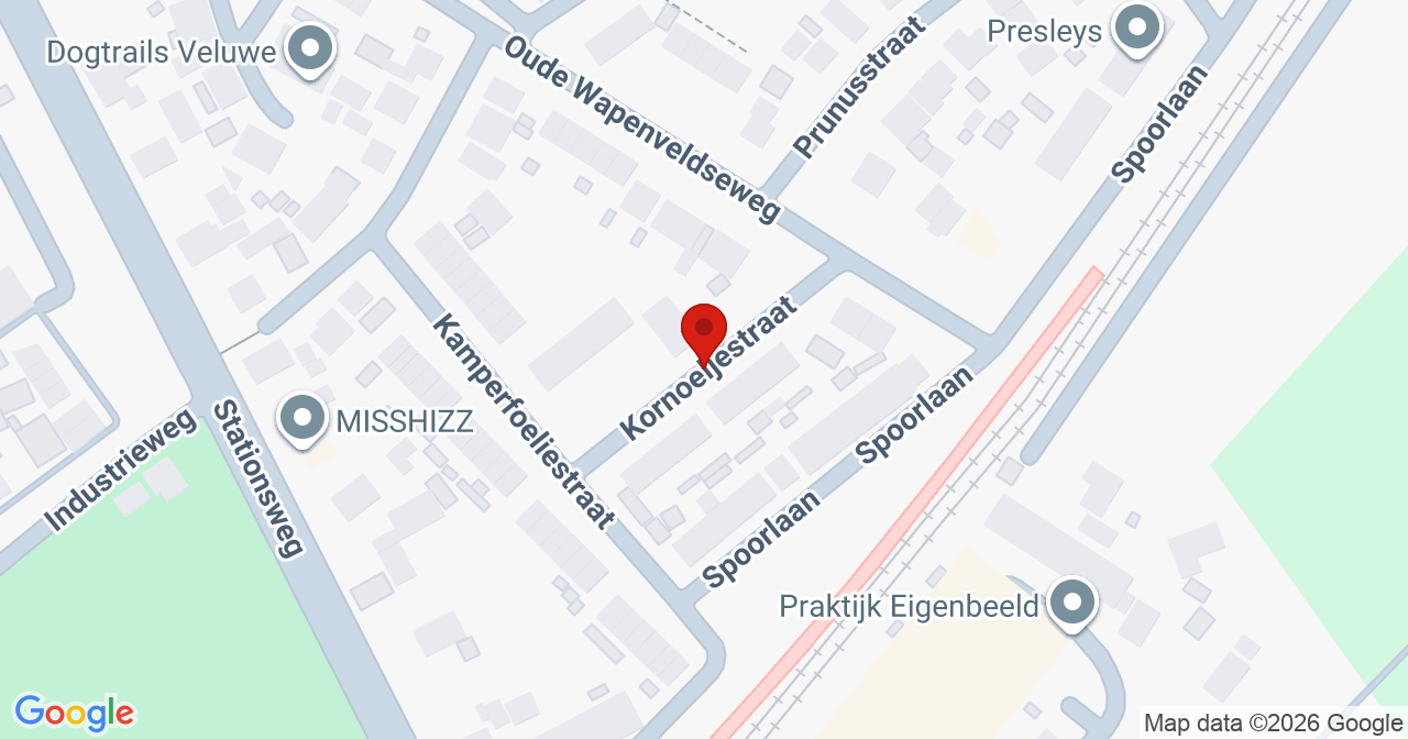 Kaart van het incident in Wezep met de aanrijroutes van de gealarmeerde eenheden
