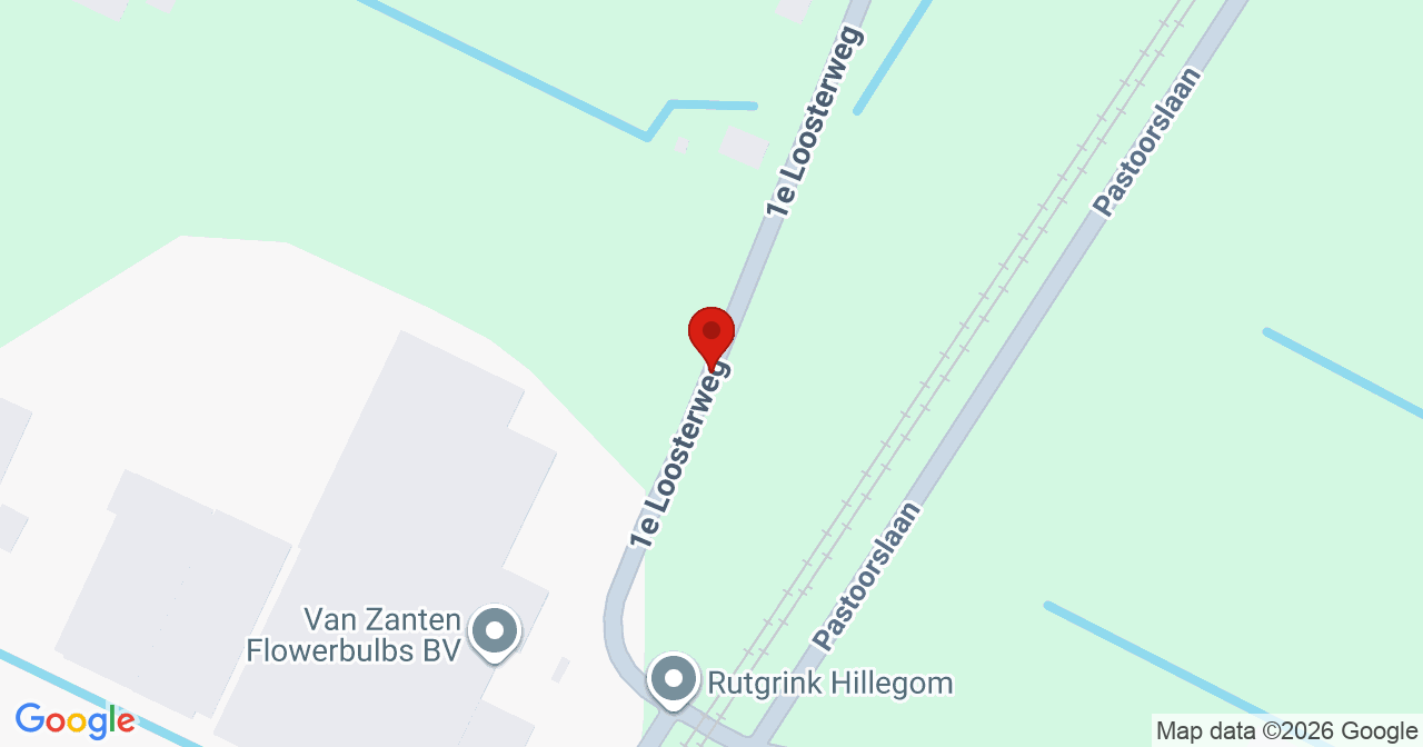 Kaart van het incident in Hillegom met de aanrijroutes van de gealarmeerde eenheden