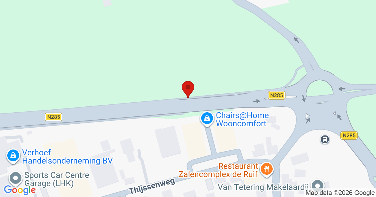 Kaart van het incident in Hooge Zwaluwe met de aanrijroutes van de gealarmeerde eenheden