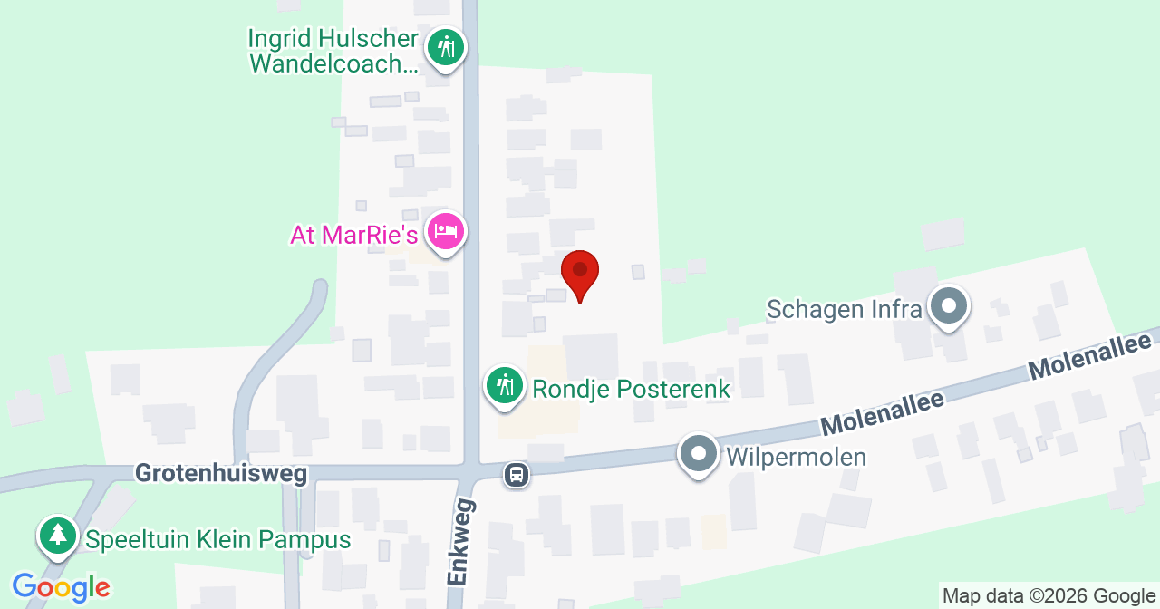 Kaart van het incident in Wilp met de aanrijroutes van de gealarmeerde eenheden