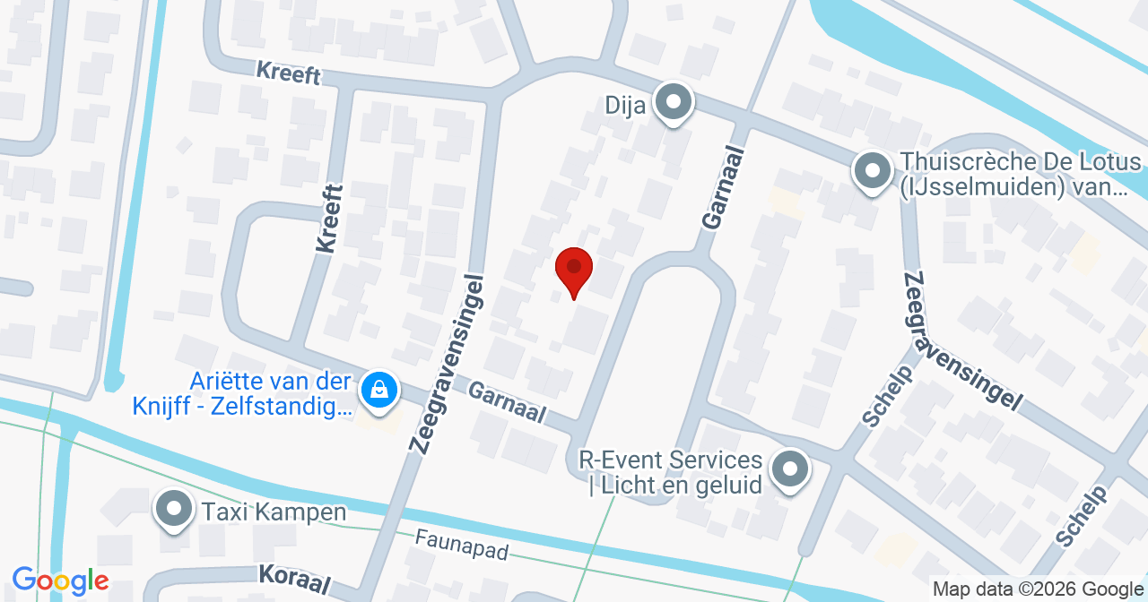 Kaart van het incident in IJsselmuiden met de aanrijroutes van de gealarmeerde eenheden