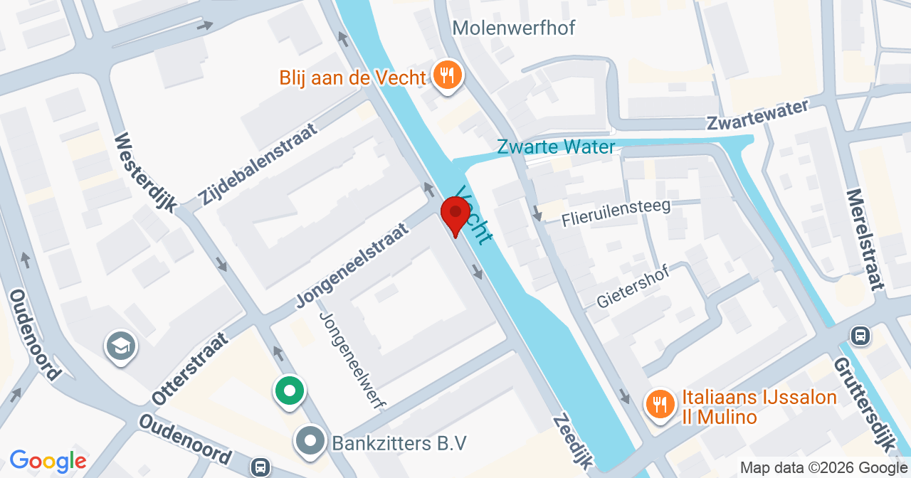 Kaart van het incident in Utrecht met de aanrijroutes van de gealarmeerde eenheden