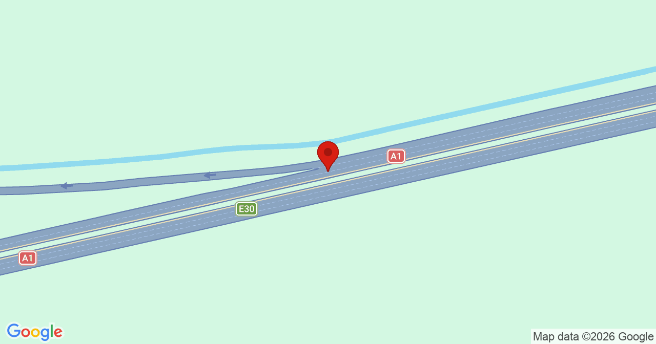 Kaart van het incident in Terschuur met de aanrijroutes van de gealarmeerde eenheden