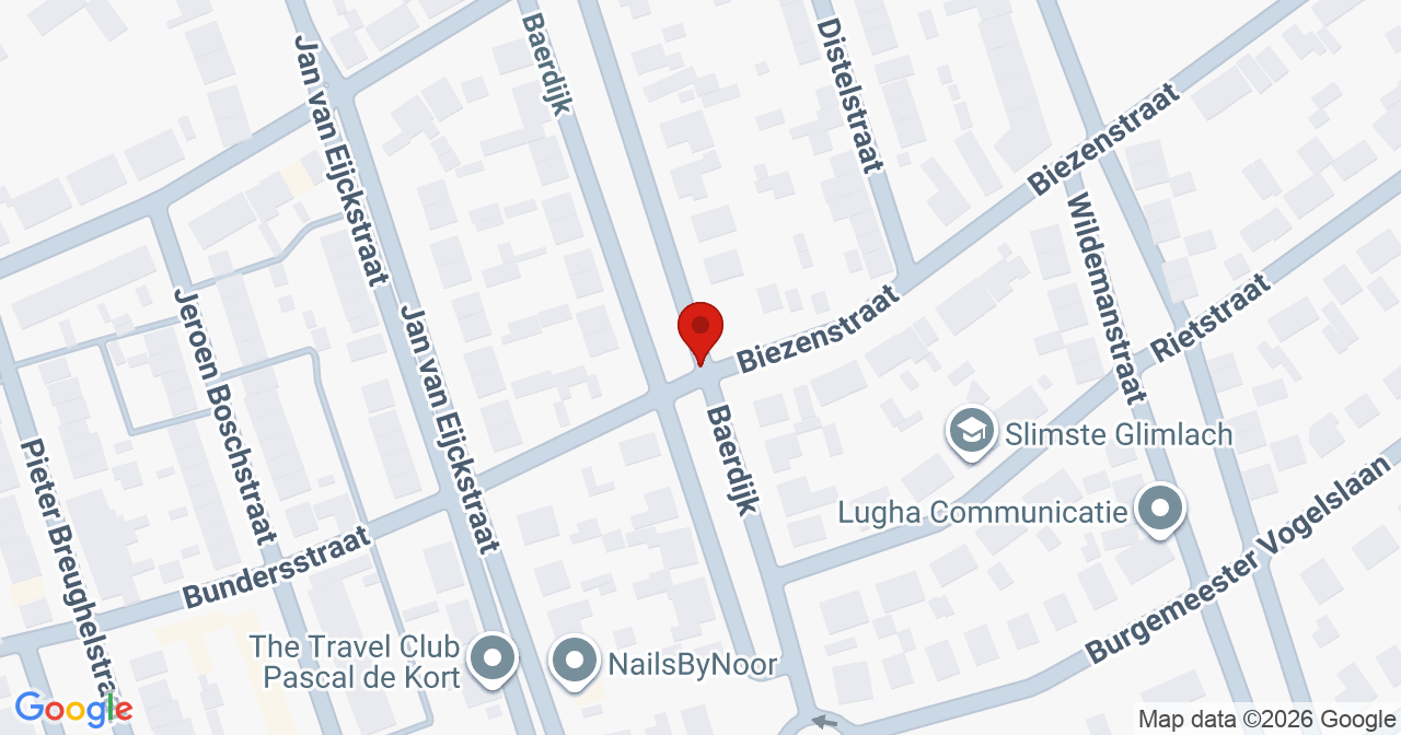 Kaart van het incident in Oisterwijk met de aanrijroutes van de gealarmeerde eenheden