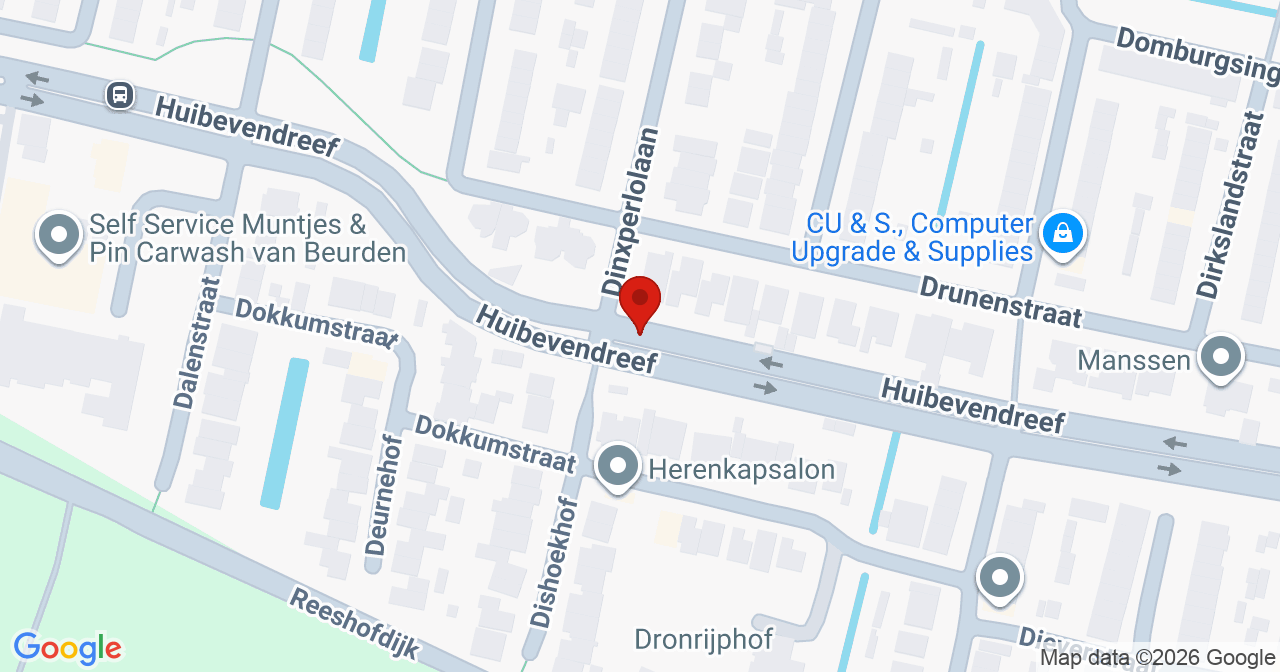 Kaart van het incident in Tilburg met de aanrijroutes van de gealarmeerde eenheden