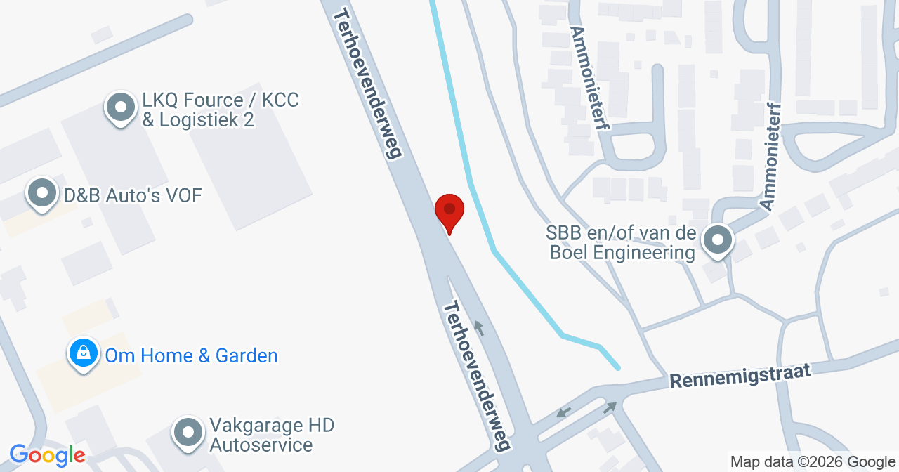 Kaart van het incident in Hoensbroek met berekende routes vanaf gealarmeerde posten