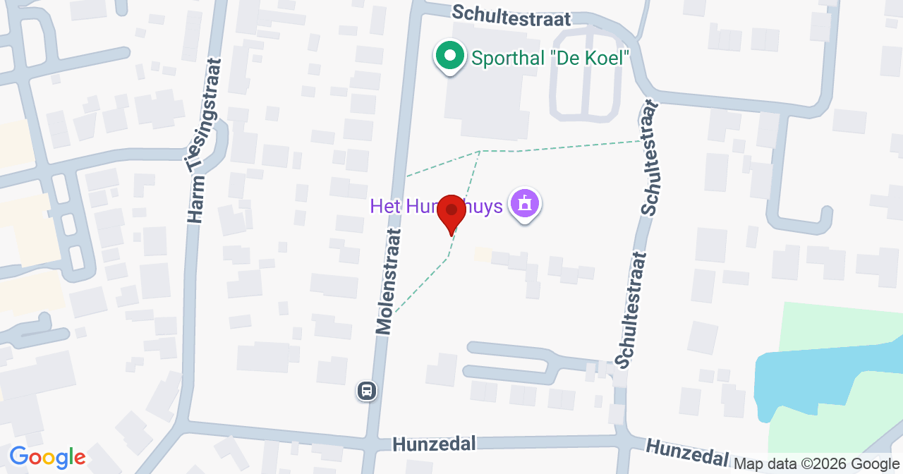 Kaart van het incident in Borger met berekende routes vanaf gealarmeerde posten
