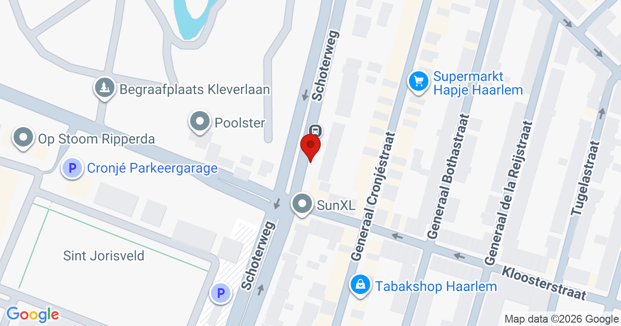 Kaart van het incident in Haarlem met berekende routes vanaf gealarmeerde posten