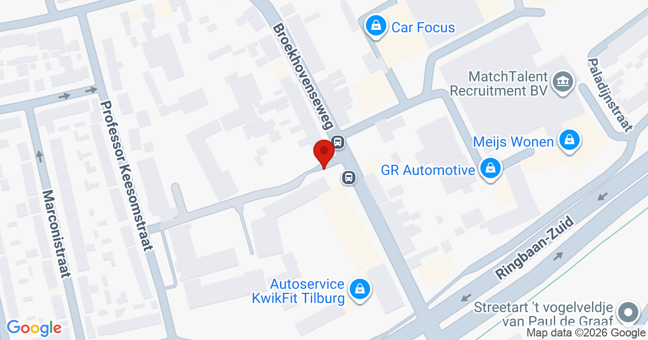 Kaart van het incident in Tilburg met berekende routes vanaf gealarmeerde posten