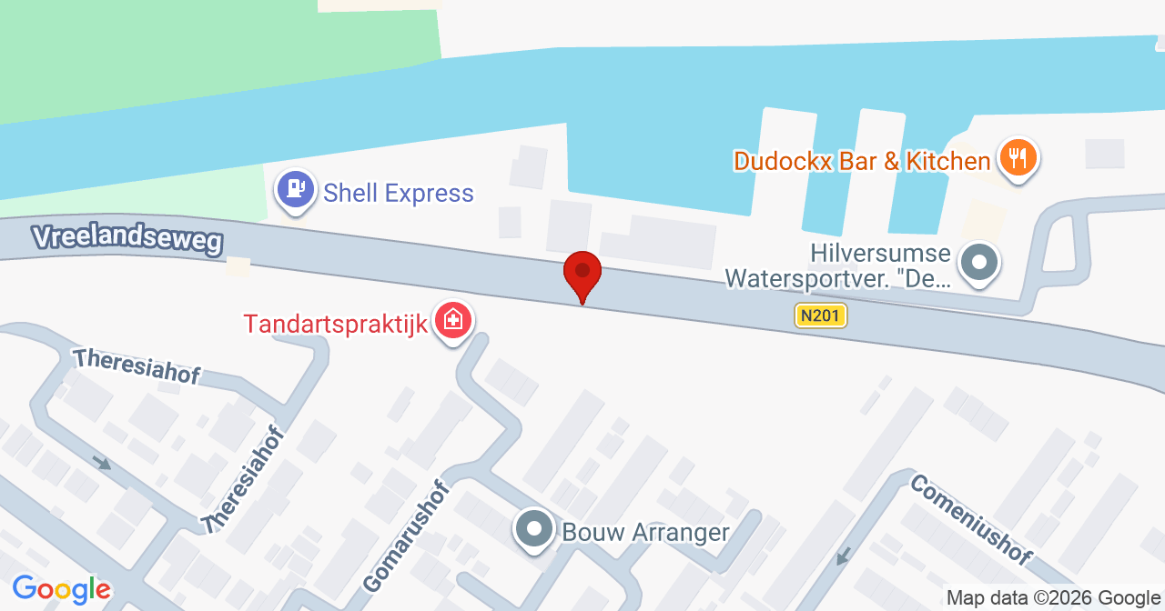 Kaart van het incident in Hilversum met berekende routes vanaf gealarmeerde posten
