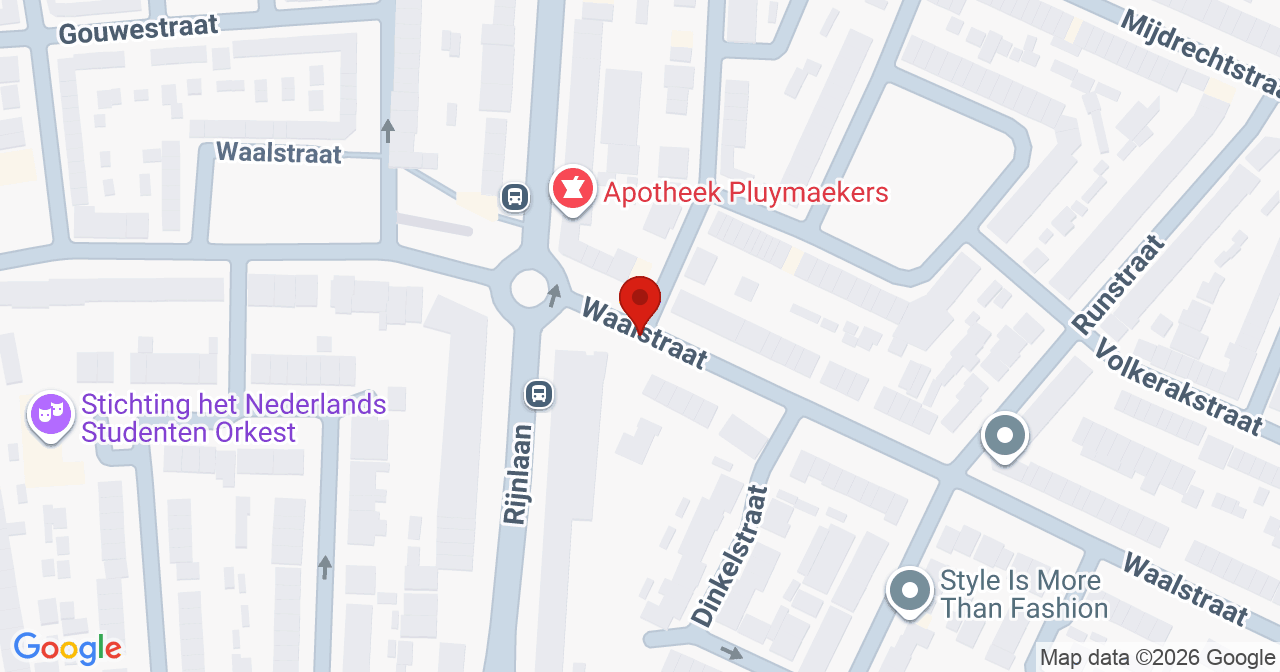 Kaart van het incident in Utrecht met berekende routes vanaf gealarmeerde posten