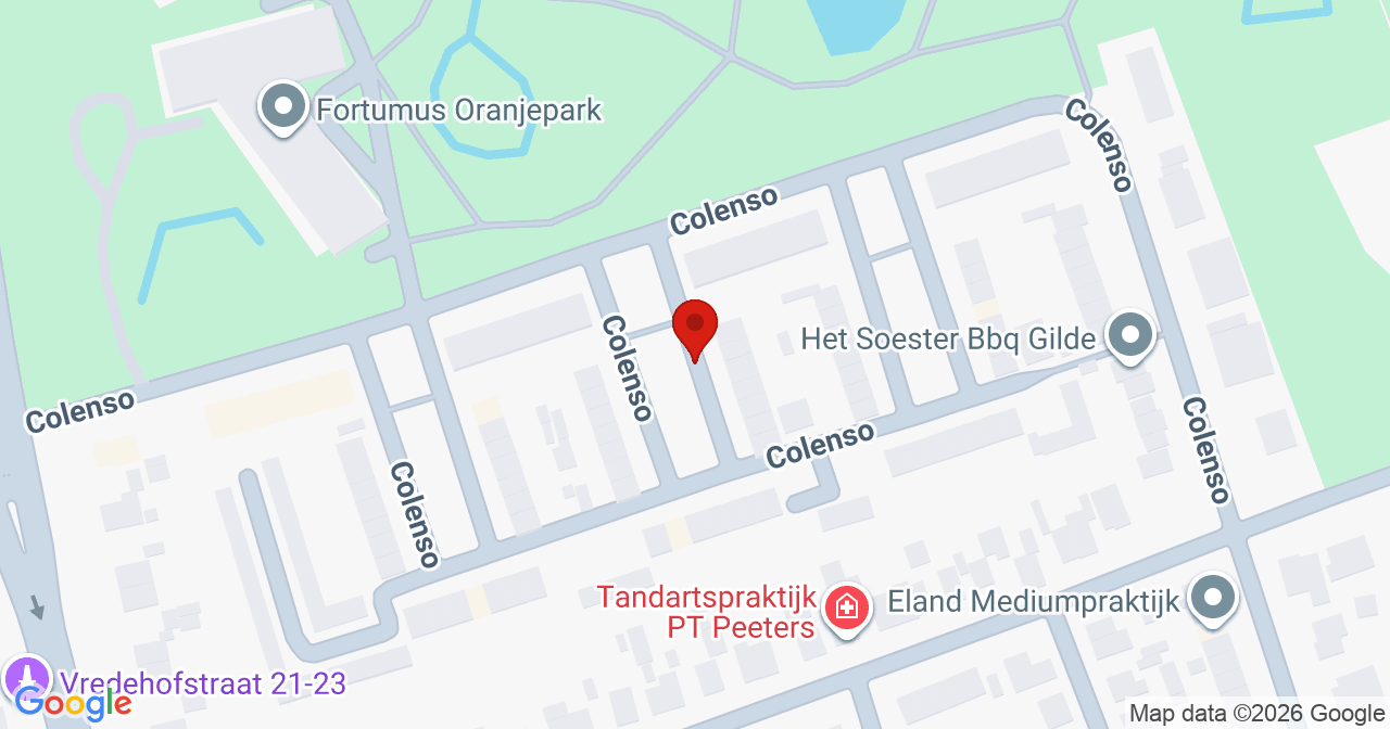 Kaart van het incident in Soest met berekende routes vanaf gealarmeerde posten