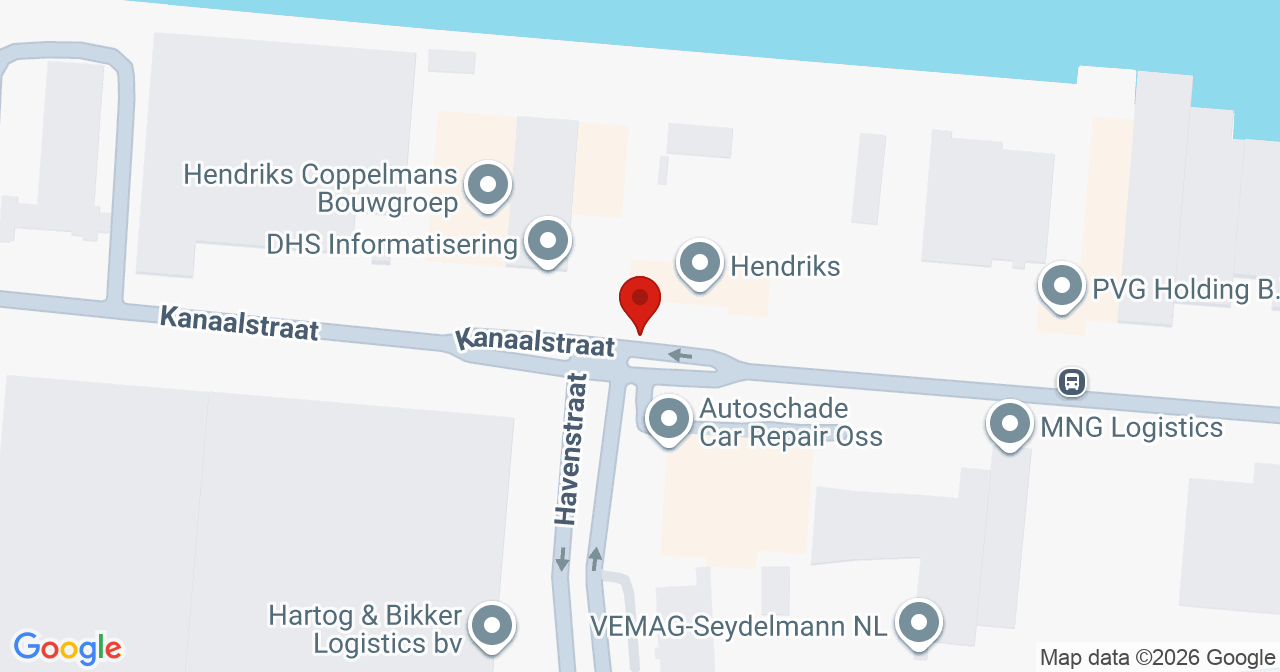 Kaart van het incident in Oss met berekende routes vanaf gealarmeerde posten