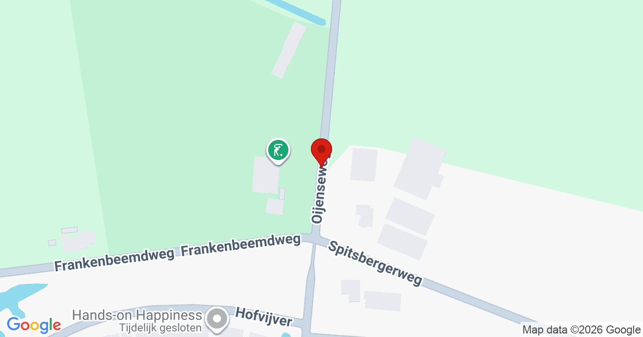 Kaart van het incident in Oss met berekende routes vanaf gealarmeerde posten
