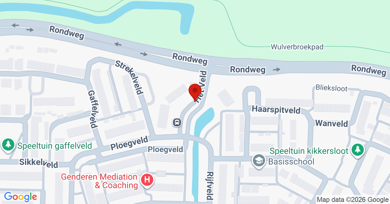 Kaart van het incident in Houten met berekende routes vanaf gealarmeerde posten