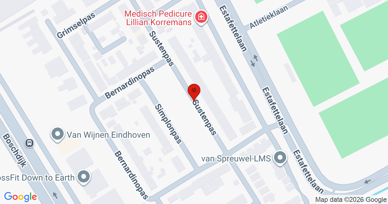 Kaart van het incident in Eindhoven met berekende routes vanaf gealarmeerde posten