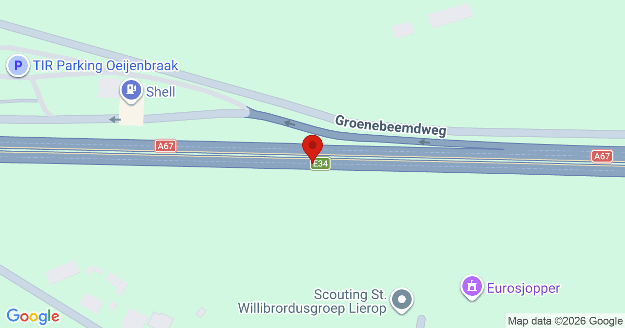 Kaart van het incident in Lierop met berekende routes vanaf gealarmeerde posten