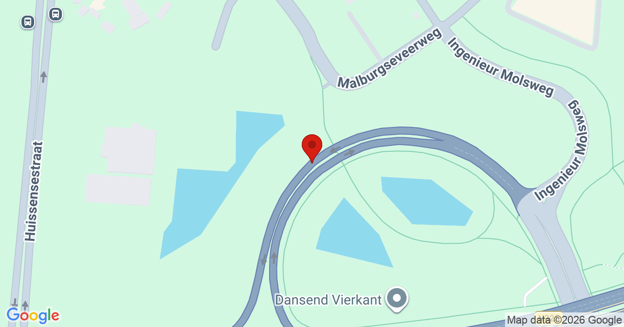 Kaart van het incident in Arnhem met berekende routes vanaf gealarmeerde posten