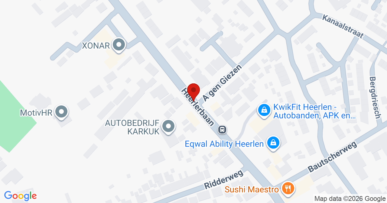 Kaart van het incident in Heerlen met berekende routes vanaf gealarmeerde posten