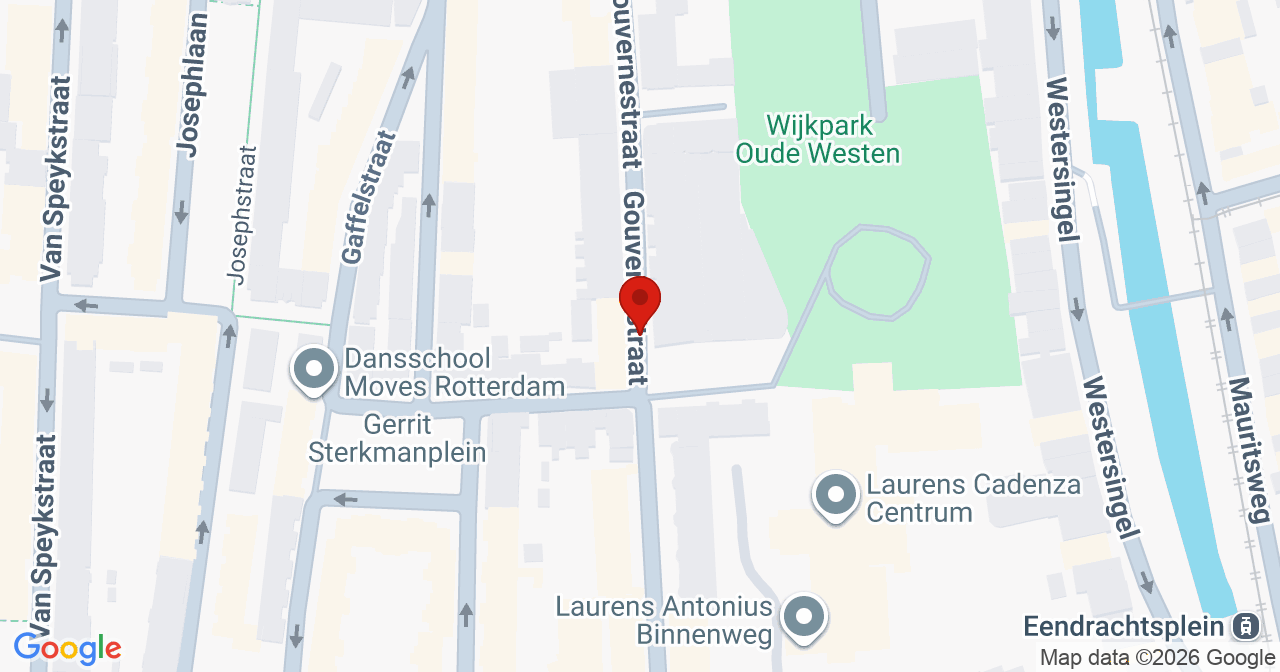 Kaart van het incident in Rotterdam met berekende routes vanaf gealarmeerde posten