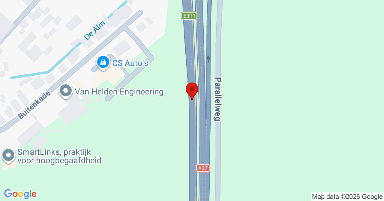 Kaart van het incident in Nieuwendijk met berekende routes vanaf gealarmeerde posten