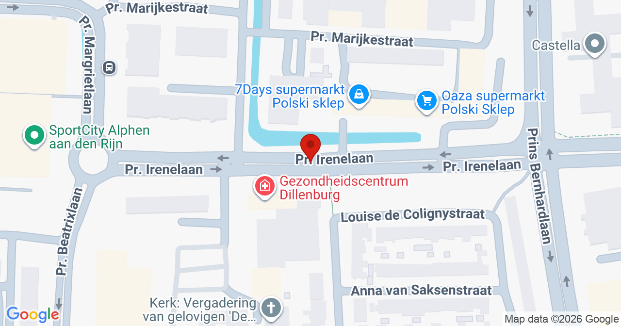 Kaart van het incident in Alphen aan den Rijn met berekende routes vanaf gealarmeerde posten