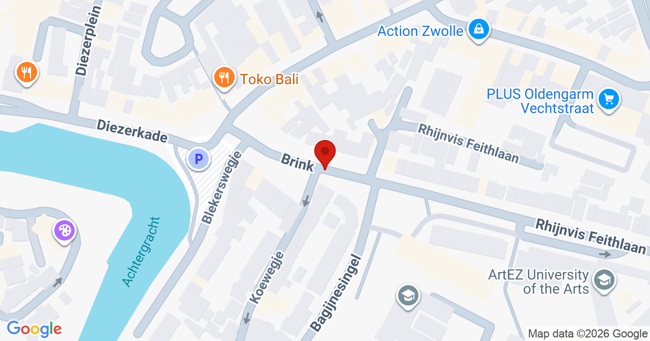 Kaart van het incident in Zwolle met berekende routes vanaf gealarmeerde posten