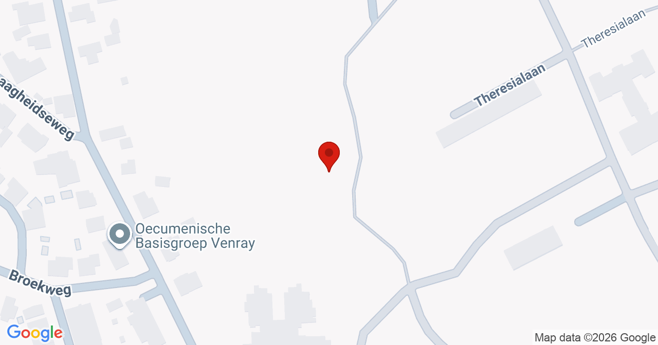Kaart van het incident in Venray met de aanrijroutes van de gealarmeerde eenheden