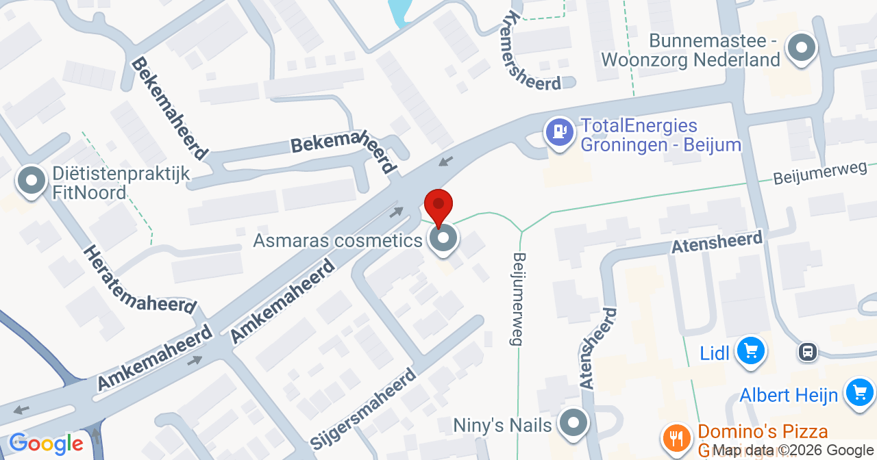 Kaart van het incident in Groningen met berekende routes vanaf gealarmeerde posten