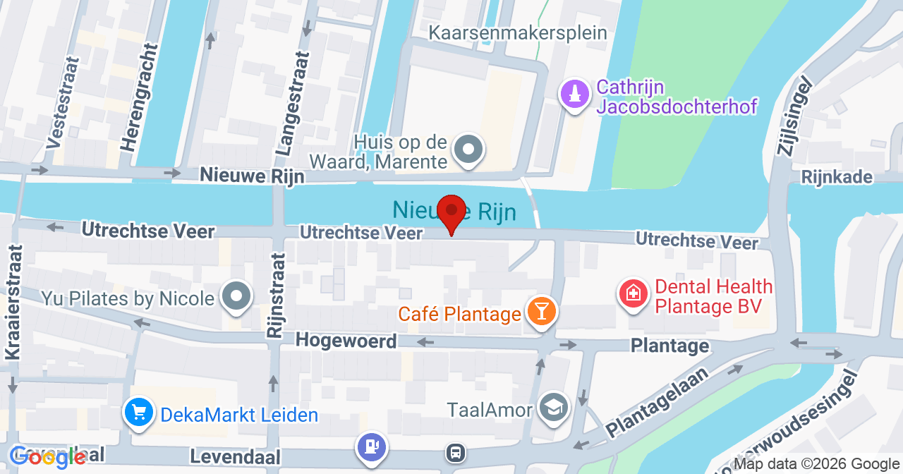 Kaart van het incident in LEIDEN met berekende routes vanaf gealarmeerde posten
