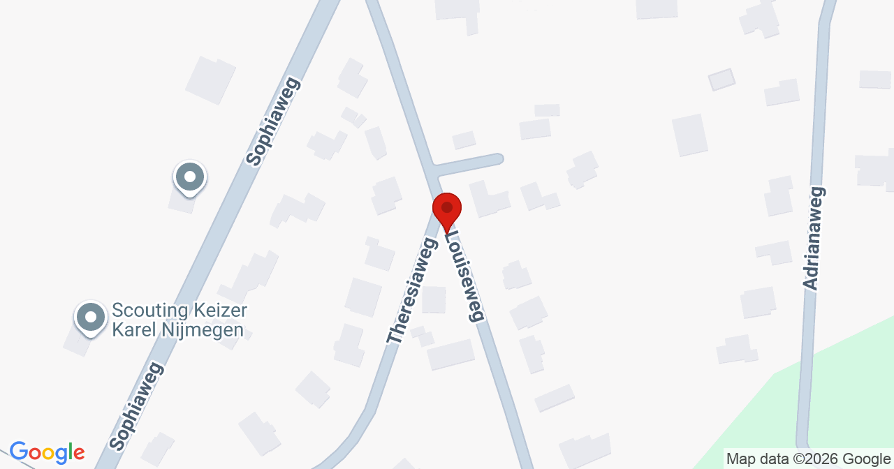 Kaart van het incident in Nijmegen met berekende routes vanaf gealarmeerde posten