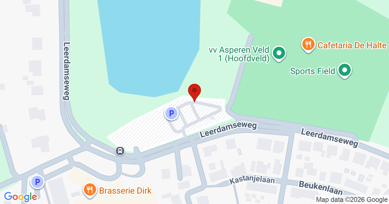 Kaart van het incident in Asperen met berekende routes vanaf gealarmeerde posten