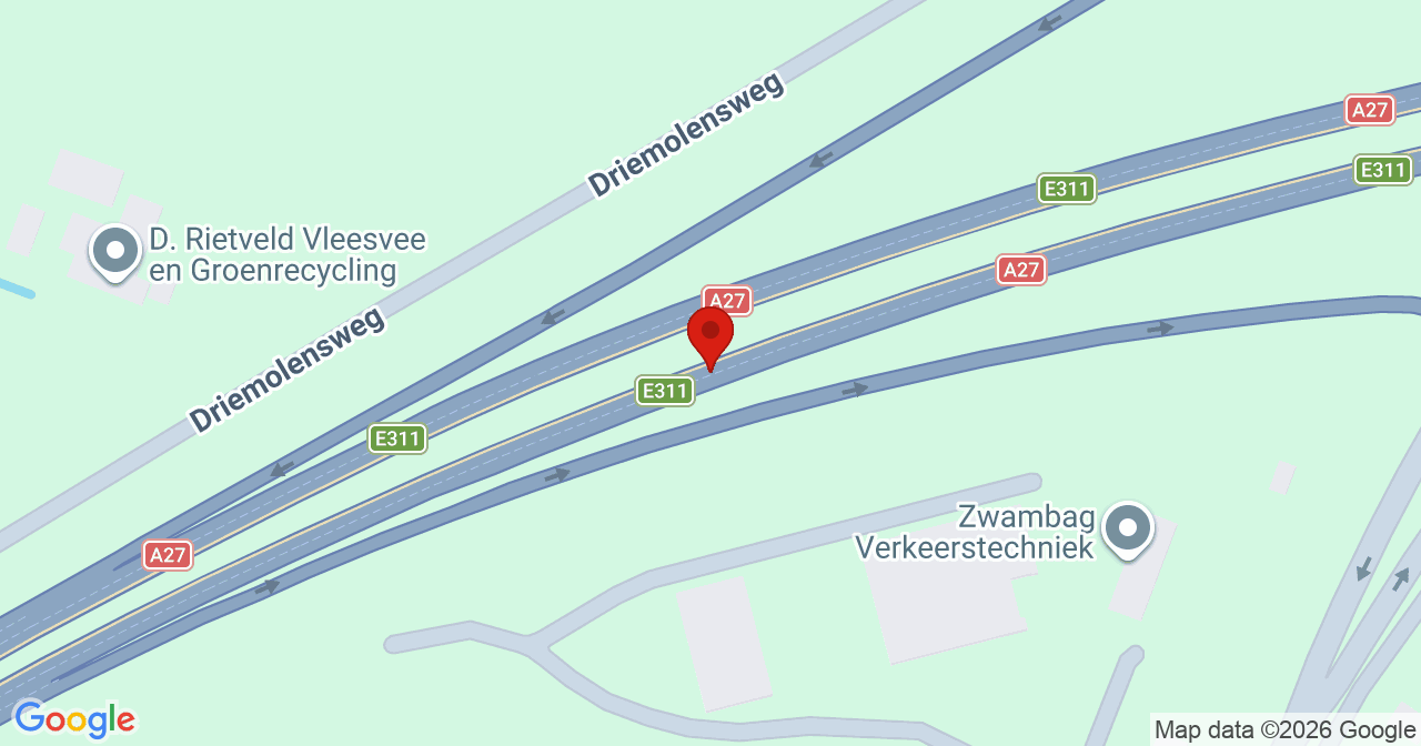Kaart van het incident in Lexmond met berekende routes vanaf gealarmeerde posten