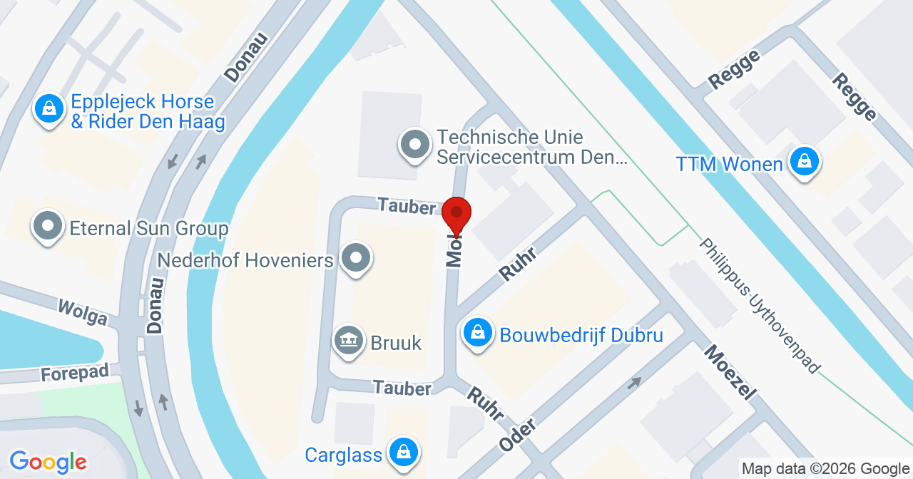 Kaart van het incident in 's-Gravenhage met berekende routes vanaf gealarmeerde posten