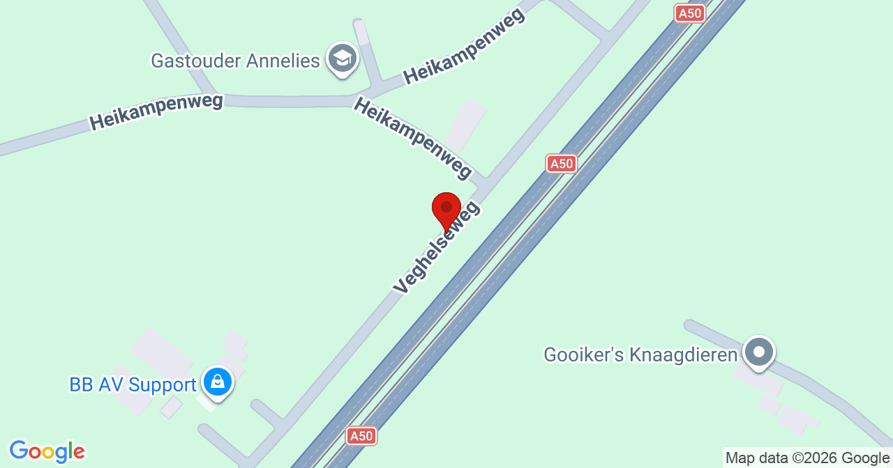 Kaart van het incident in Sint-Oedenrode met berekende routes vanaf gealarmeerde posten