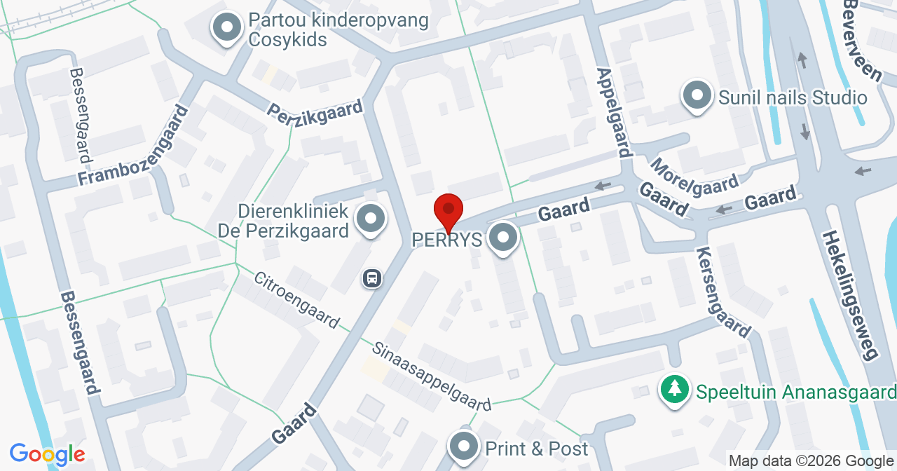 Kaart van het incident in Spijkenisse met de aanrijroutes van de gealarmeerde eenheden