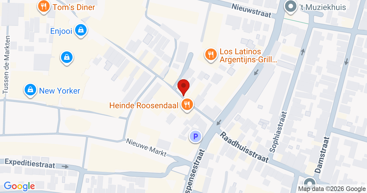 Kaart van het incident in Roosendaal met berekende routes vanaf gealarmeerde posten