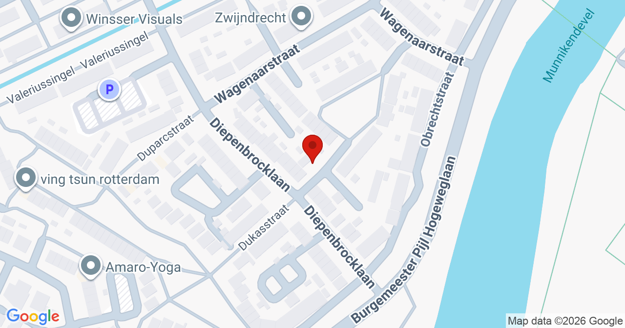 Kaart van het incident in Zwijndrecht met berekende routes vanaf gealarmeerde posten
