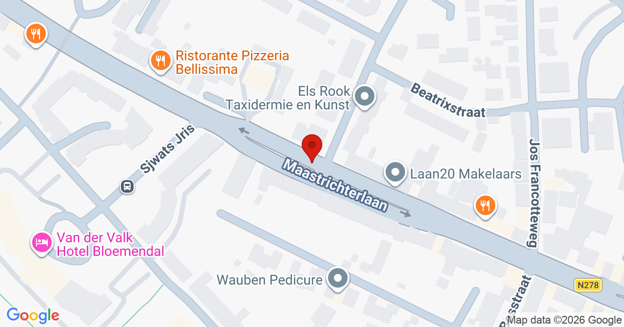 Kaart van het incident in Vaals met berekende routes vanaf gealarmeerde posten