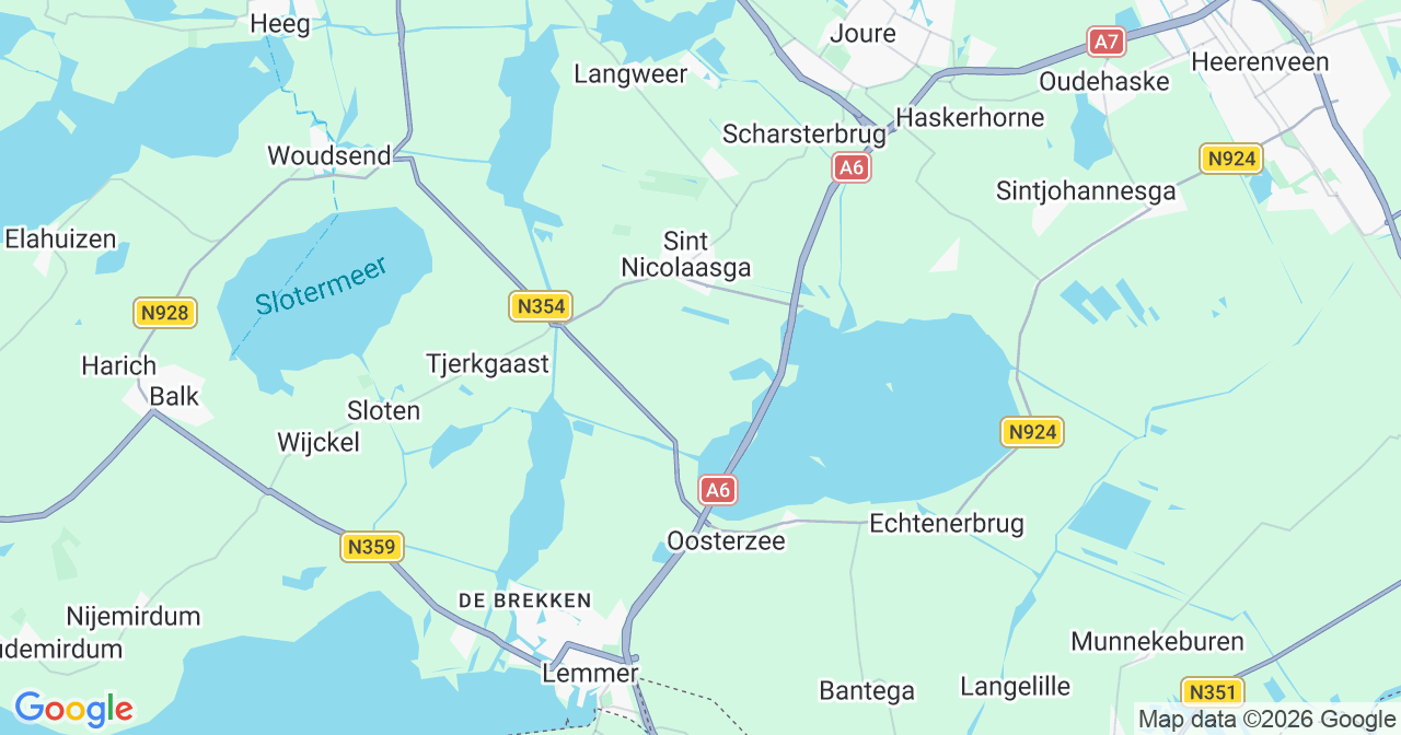 Kaart van het incident in Doniaga met berekende routes vanaf gealarmeerde posten