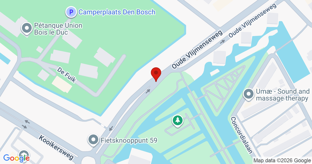 Kaart van het incident in 's-Hertogenbosch met berekende routes vanaf gealarmeerde posten