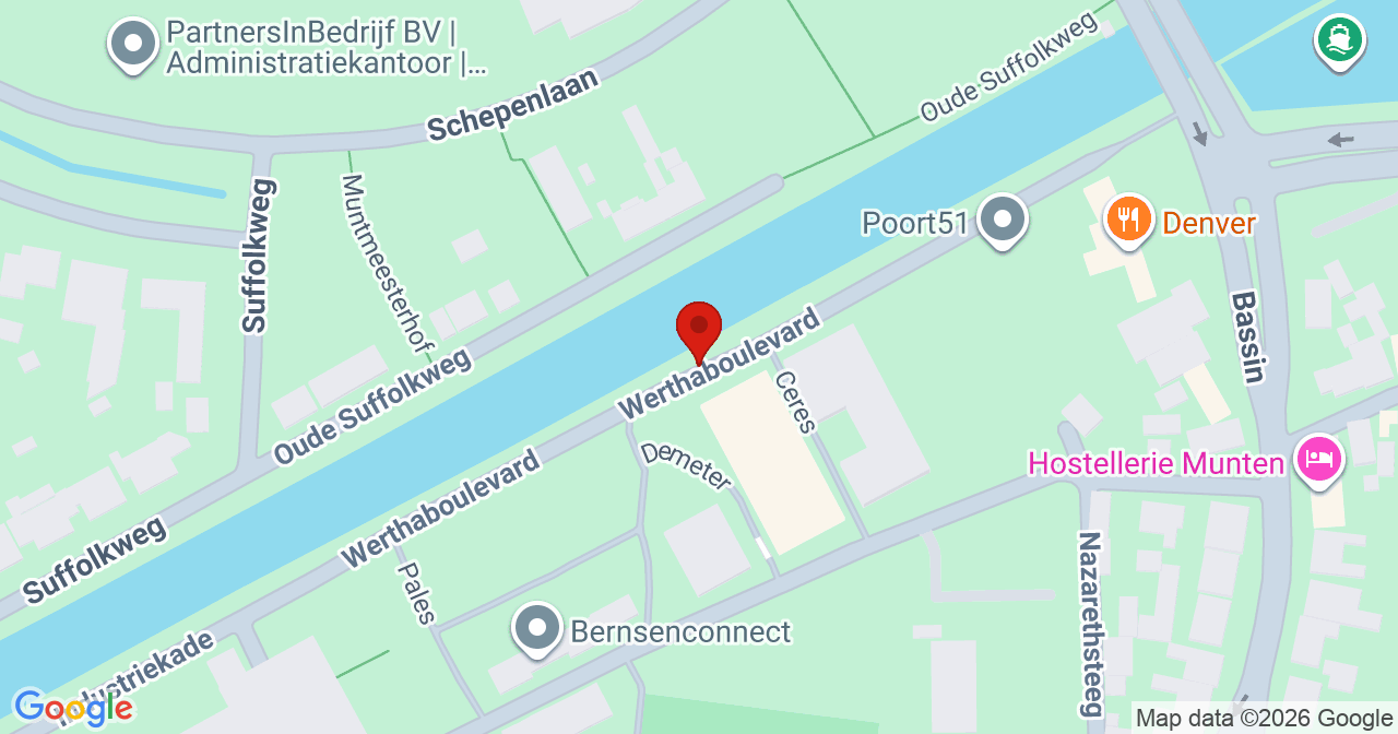 Kaart van het incident in Weert met berekende routes vanaf gealarmeerde posten