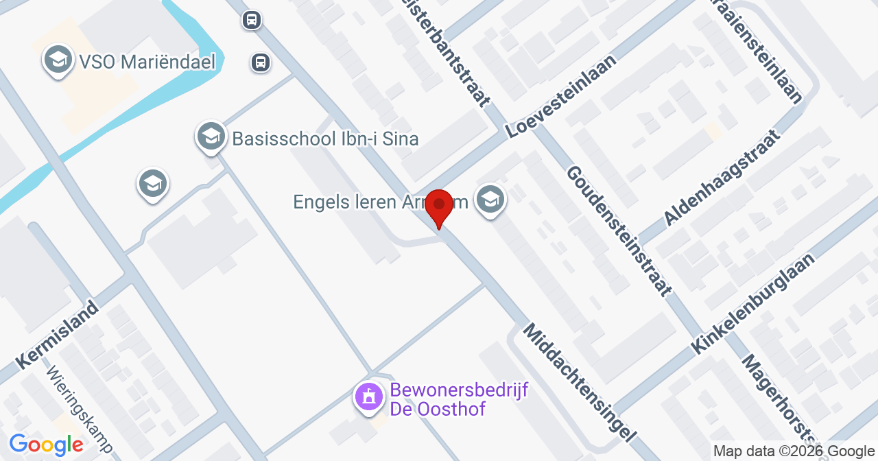 Kaart van het incident in Arnhem met berekende routes vanaf gealarmeerde posten