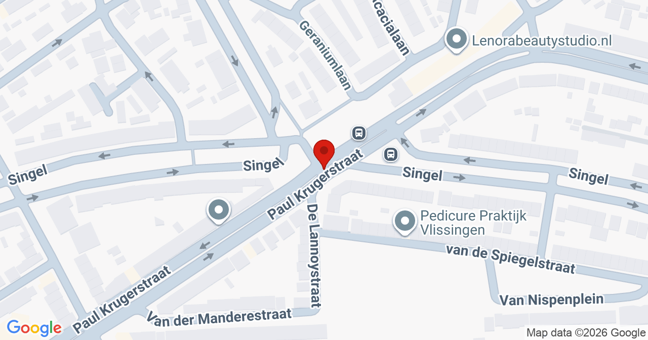 Kaart van het incident in Vlissingen met berekende routes vanaf gealarmeerde posten