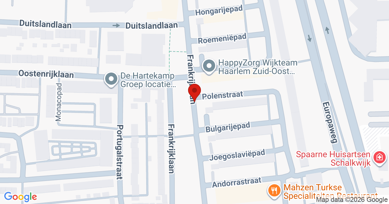 Kaart van het incident in Haarlem met berekende routes vanaf gealarmeerde posten